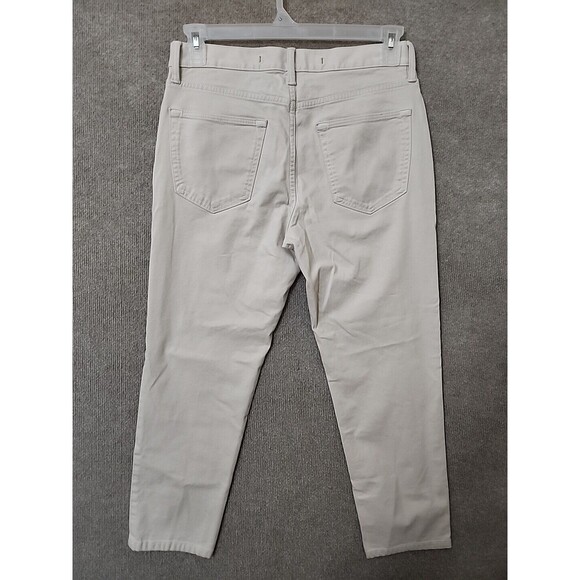 Banana Republic Athletic Traveler Pant Mens 30x30(25.5) Transition Cream Tapered - Picture 6 of 12